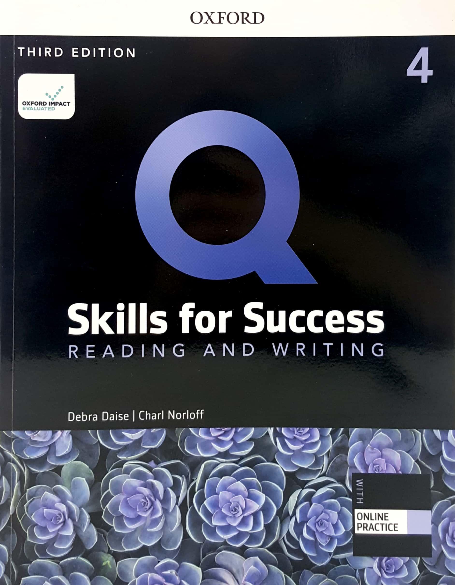 Q: Skills For Success: Level 4: Reading And Writing Student Book With iQ Online Practice - 3rd Edition