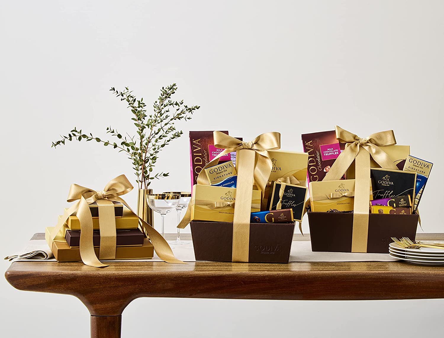 Chocolate GODIVA ngon nhất thế giới Truffles : Túi 19 cái 204g vị Wrapped Assorted Chocolate