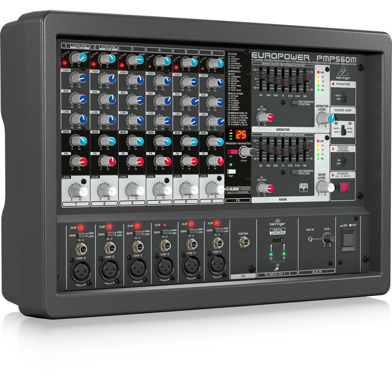 Mixer liền công suất Behringer PMP560M-EU - Hàng chính hãng