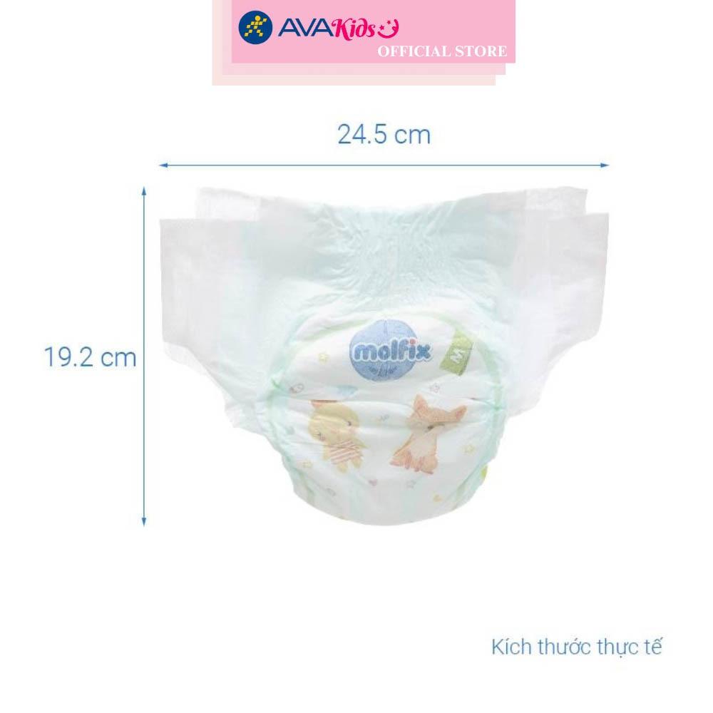 Tã dán Molfix thiên nhiên size M 76 miếng (6 - 11 kg)