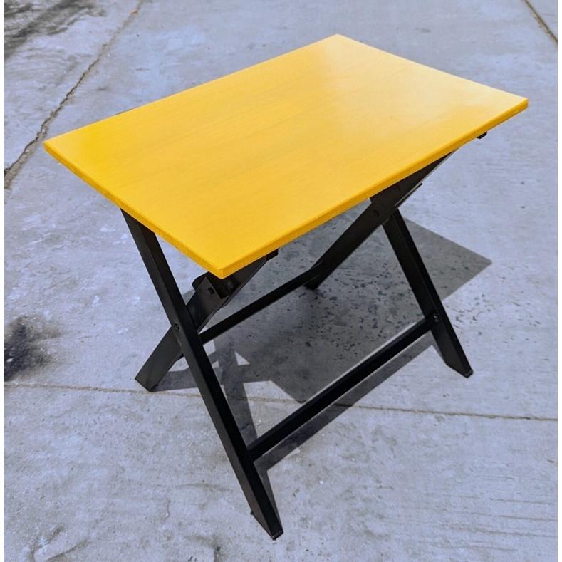 Bàn gỗ cao su tự nhiên 60x40x52 cm