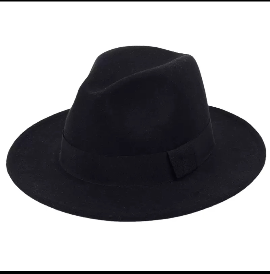 Nón mũ phớt cao bồi Fedora nam nữ phối đai đen vành rộng 7cm chất liệu nỉ.  Nón mũ phớt cao bồi Fedora dành cho cả nam và nữ. Thiết kế với đai đen và vành  rộng 7cm, tạo nên phong cách thời trangddona25070101