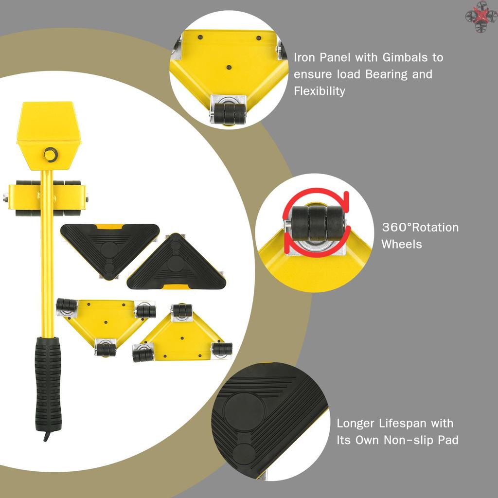 Set 5 Dụng Cụ Hỗ Trợ Sửa Chữa Đồ Nội Thất Tiện Dụng Chất Lượng Cao