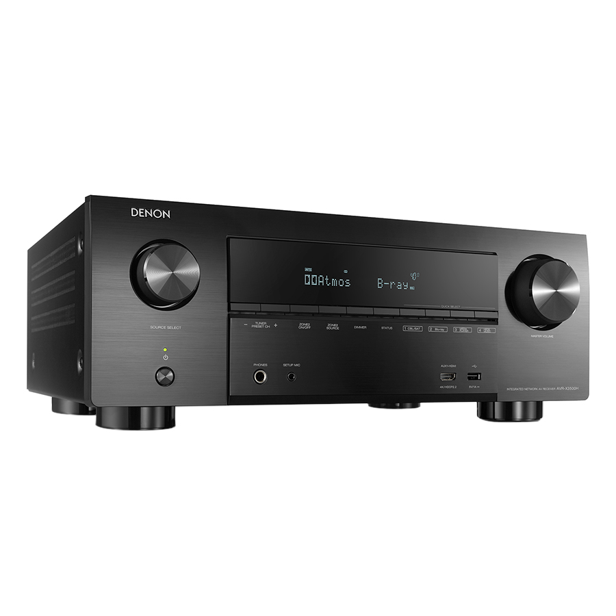 Thiết Bị Khuếch Đại Âm Tần Denon AVR-X3500HBKE2 (180W) - Hàng Chính Hãng