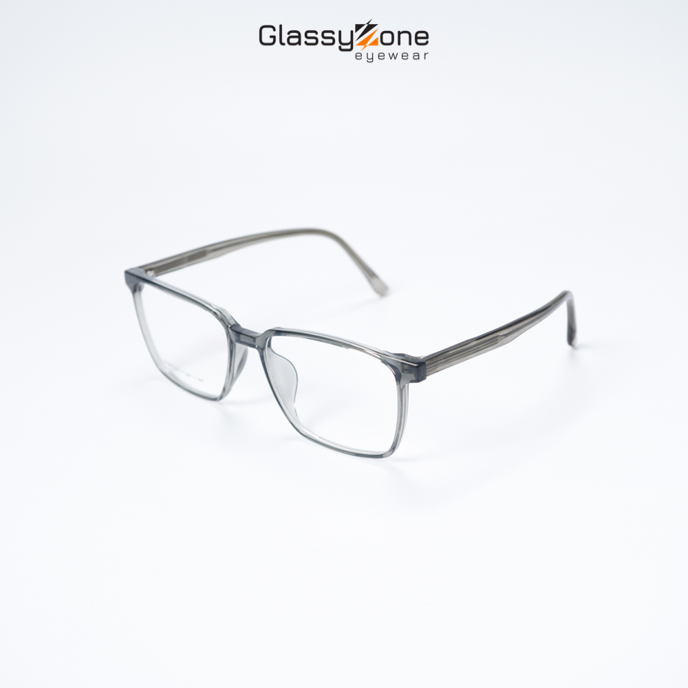 Gọng kính cận, Mắt kính giả cận nhựa dẻo Form Vuông Unisex Nam Nữ Bepo - GlassyZone