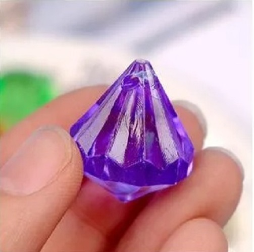 Túi 100 hạt nhựa hình kim cương