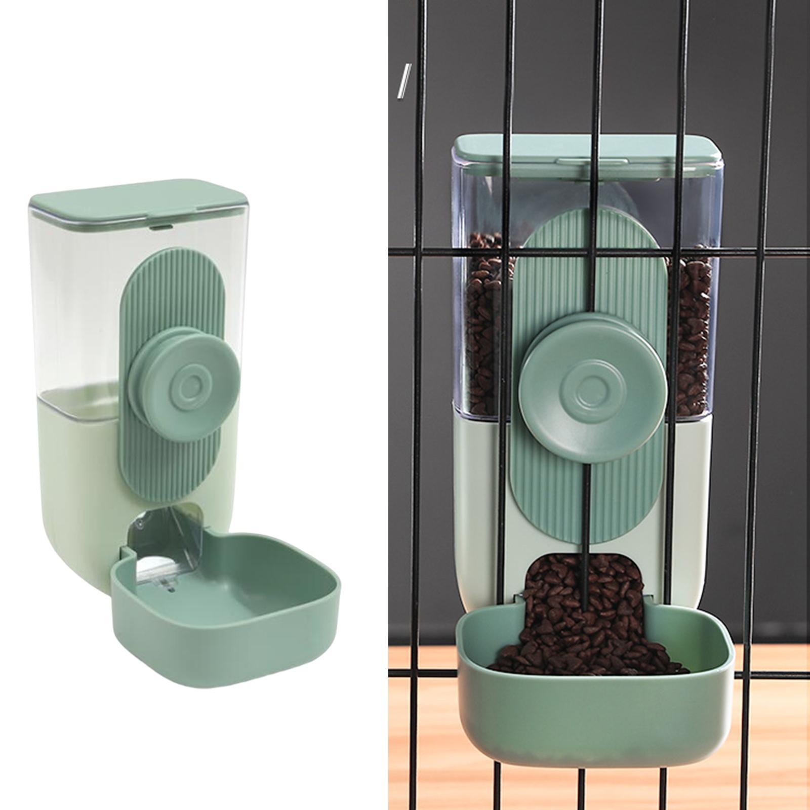 Pets Hanging Bowl Food Dispenser Cat Dog Hedgehog Cage Automatic Feeder