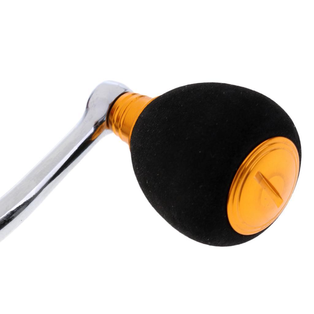 2x Full Metal Fishing Reel Handle Ball Knob Replacement for L Reels