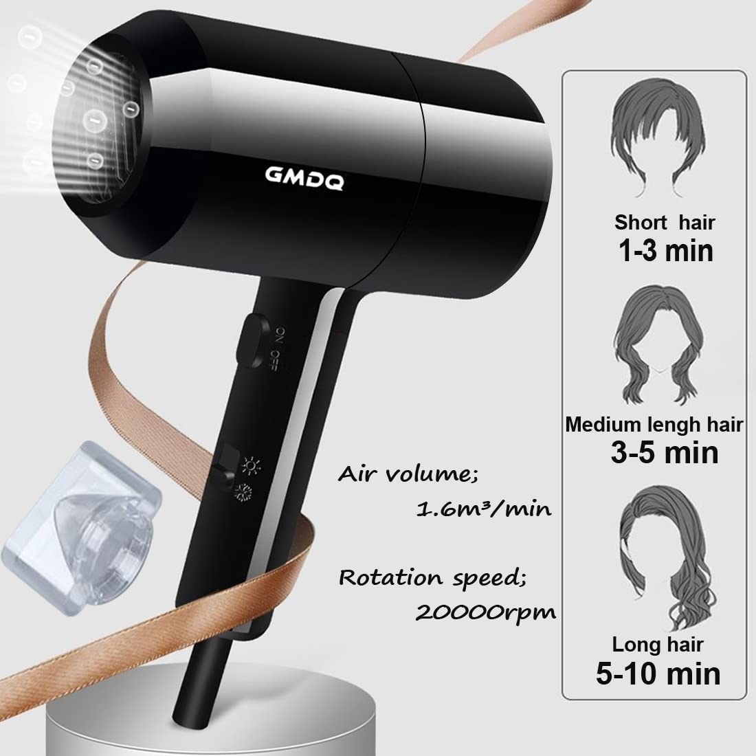 Máy Sấy Tóc Treo Tường A-85 Hot&Cold Wind Blow Hair Dryer Electric Wall 1300W