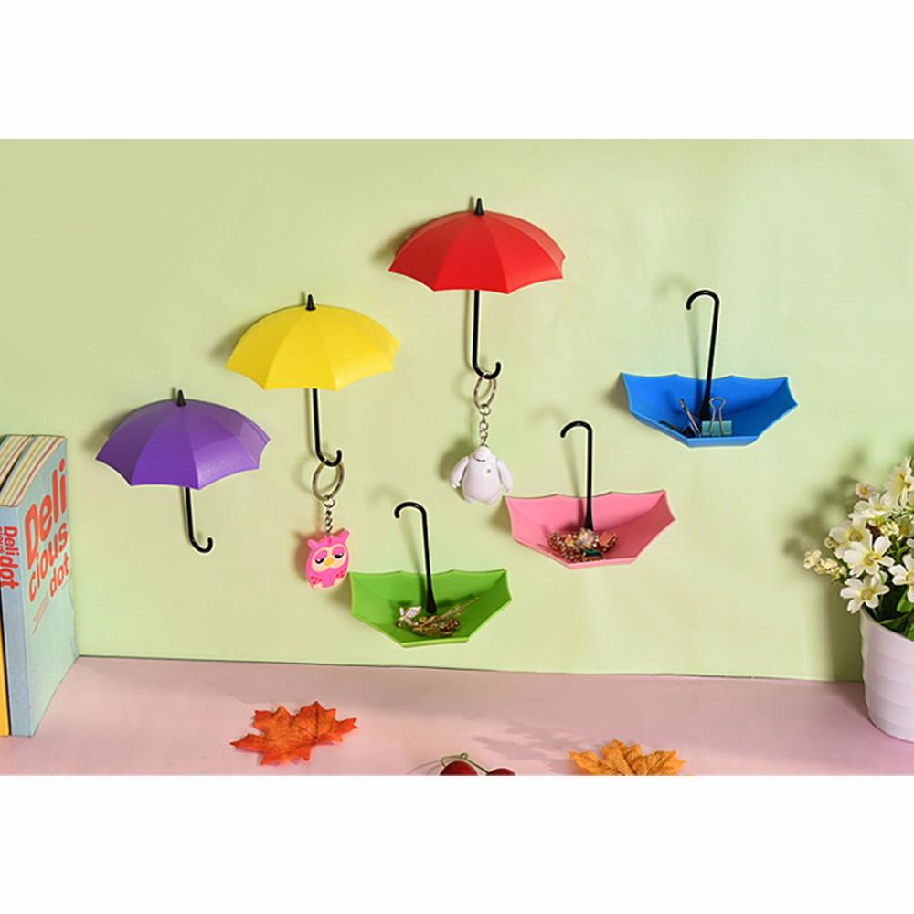 Móc trang trí treo tường hình dạng ô kết dính không cần khoan