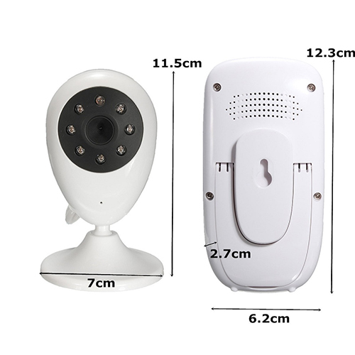 Máy báo khóc hiển thị hình ảnh, không dây, tần số sóng 2.4G Baby Monitor Plus- mbk02