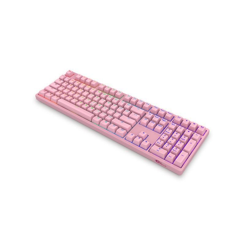 Bàn phím gaming AKKO 3108S RGB Pro Pink - Cổng USB- Hàng Chính Hãng