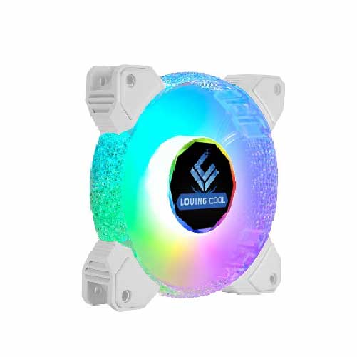 Quạt tản nhiệt LOVING JZ-12025SG Fan Led RGB SYNC 12cm Bảo hành 12 tháng - Hàng chính Hãng