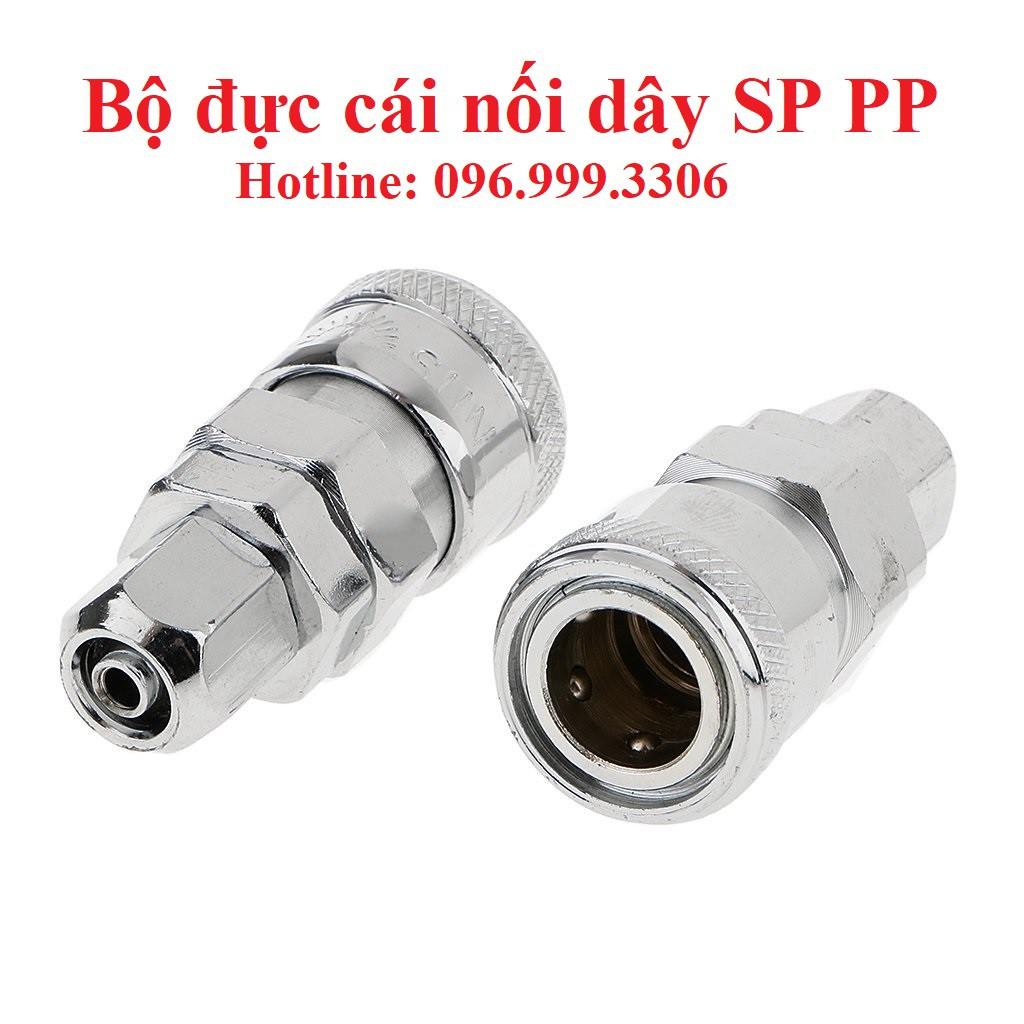 Bộ khớp nối đực cái cắm dây SP-PP khí nén chịu được áp suất cao, đầy đủ kích cỡ