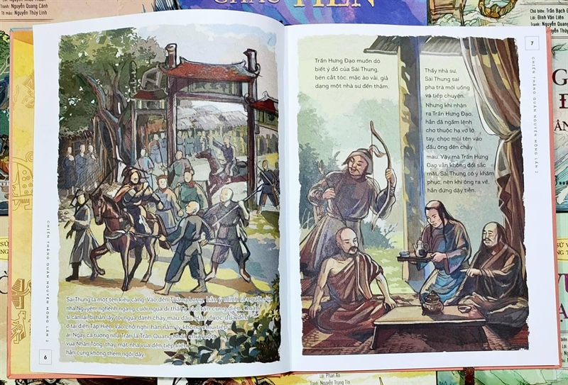 Boxset Lịch sử Việt Nam bằng tranh - bản màu