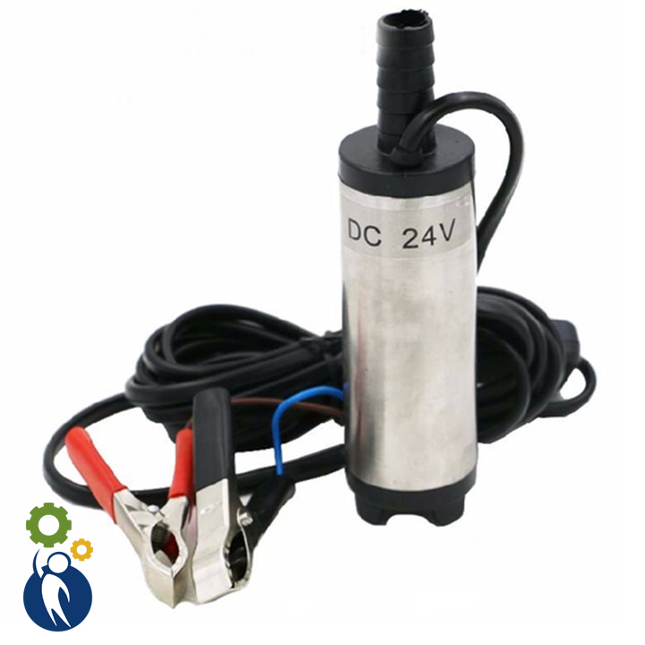 Máy Bơm Chìm Bơm Dầu Bơm Nước Mini Phi 51mm - 24V