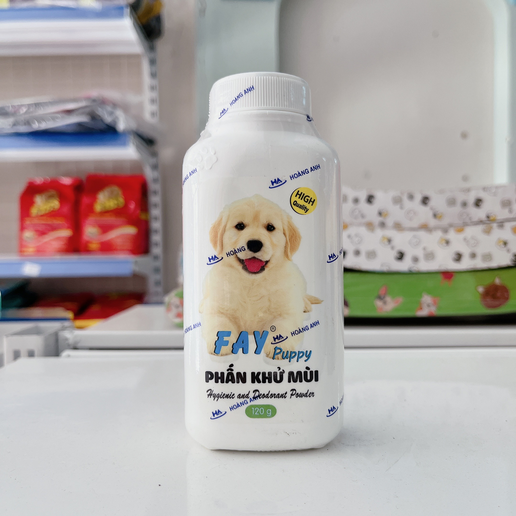 Phấn Thơm Khử Mùi Tắm Khô Cho Chó Fay Puppy 120g