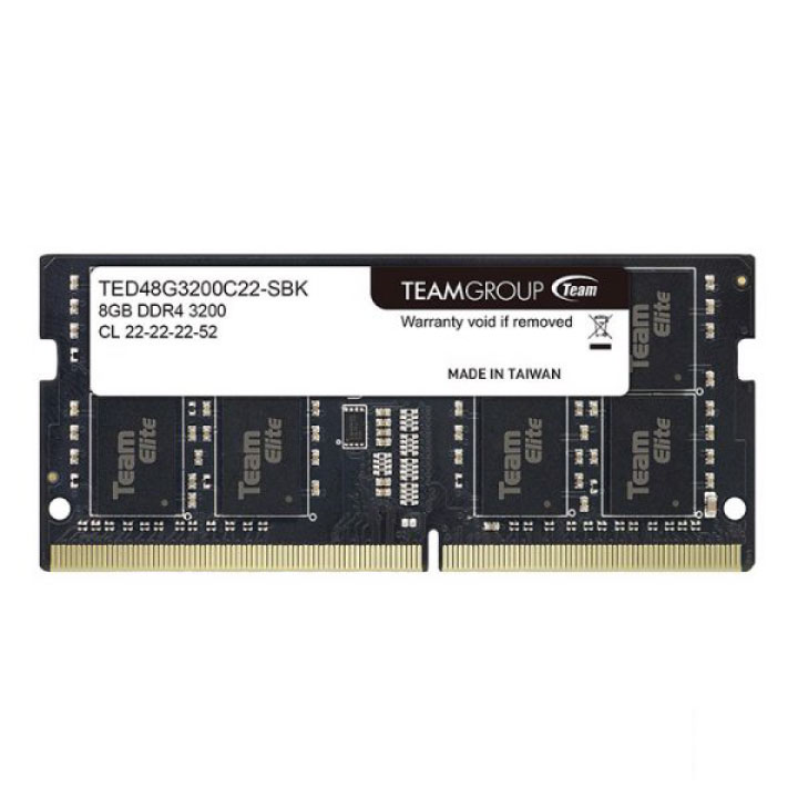 Ram Laptop Team 8GB DDR4 3200MHz TED48G3200C22-S01 - Hàng chính hãng