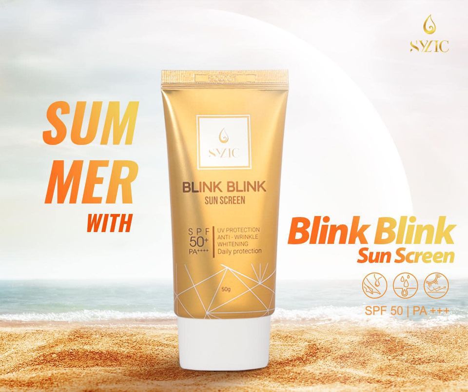 Kem chống nắng Hàn Quốc Blink Sylic SPF 50+ PA ++++ giúp da trắng sáng, nhẹ nhàng, tạo cảm giác mịn màng cho da