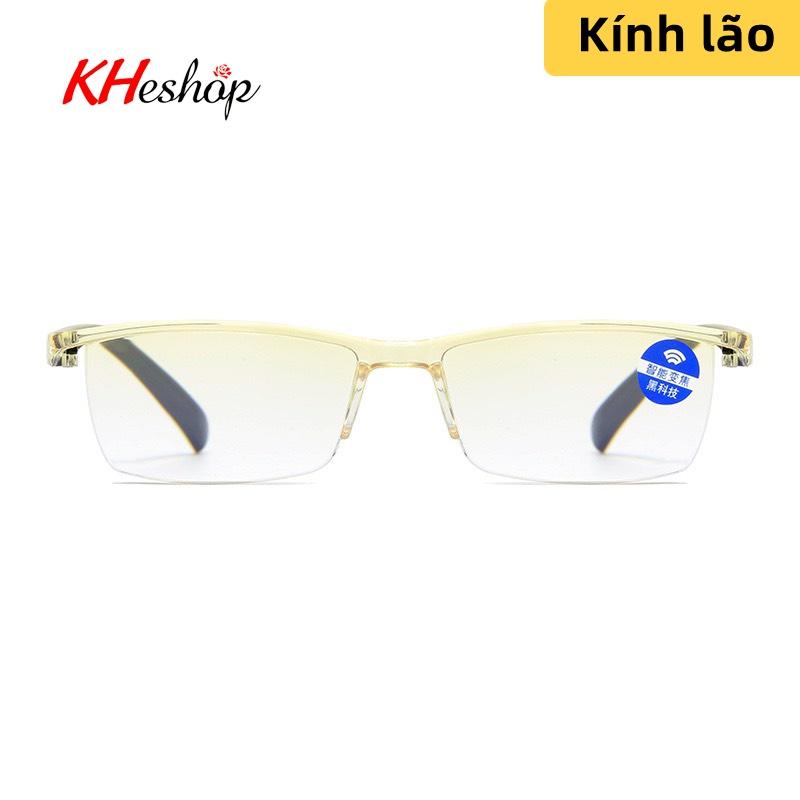 Kính lão Nam Nữ, tự động điều chỉnh tiêu cự, phù hợp mọi độ viễn thị, chống ánh sáng xanh, chống bức xạ mã Y8636