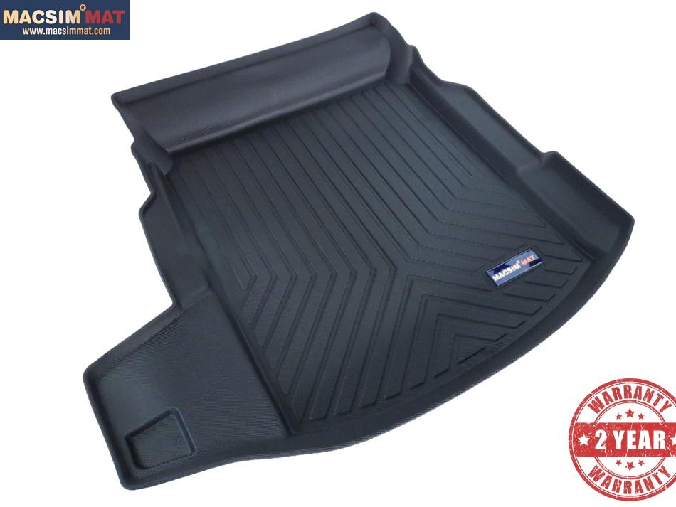 Thảm lót cốp Audi A8 2019-đến nay nhãn hiệu Macsim chất liệu TPV cao cấp màu đen