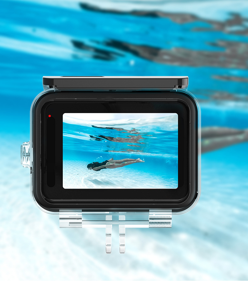 Case chống nước hãng TELESIN dùng cho camera hành động GoPro Hero 9, GoPro Hero 10, GoPro Hero 11, GoPro Hero 12