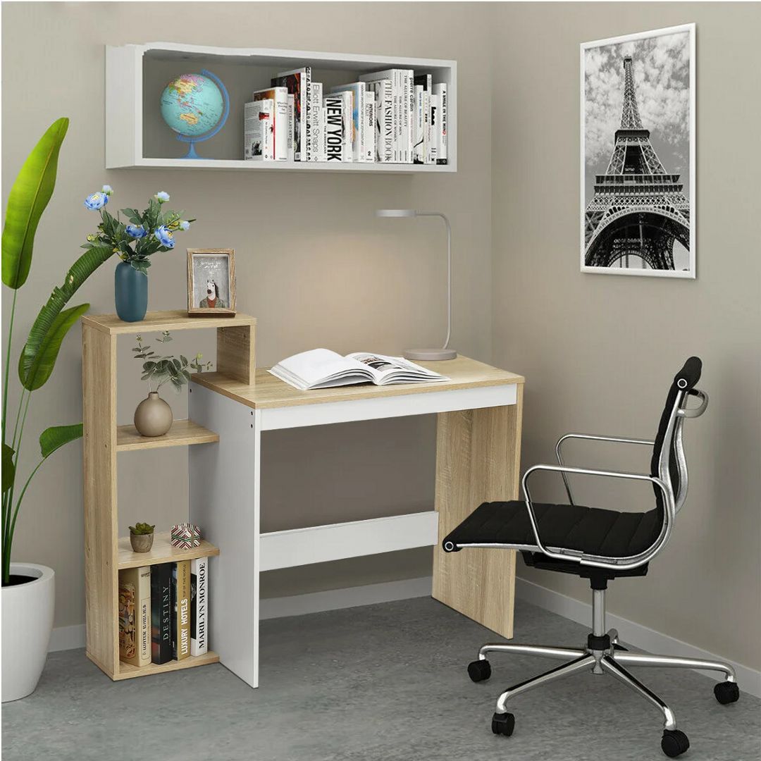 Bàn Học Trẻ Em Bằng Gỗ Đẹp Đơn Giản SMLIFE Doukun
