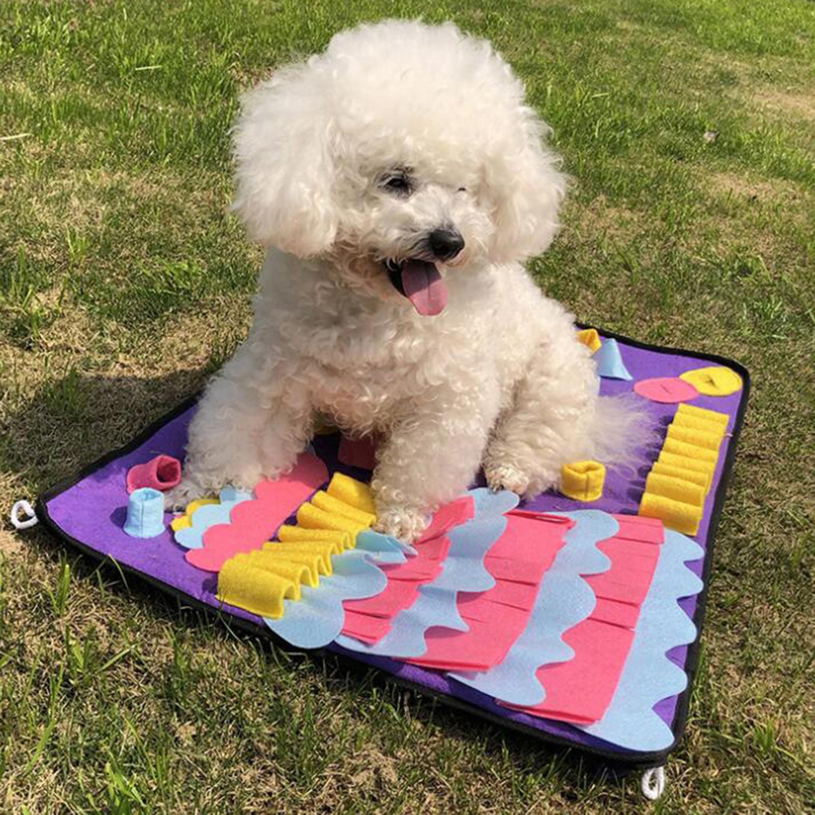 Dog  Slow Feeding Dog Food Mat  Training Blanket Play Mat