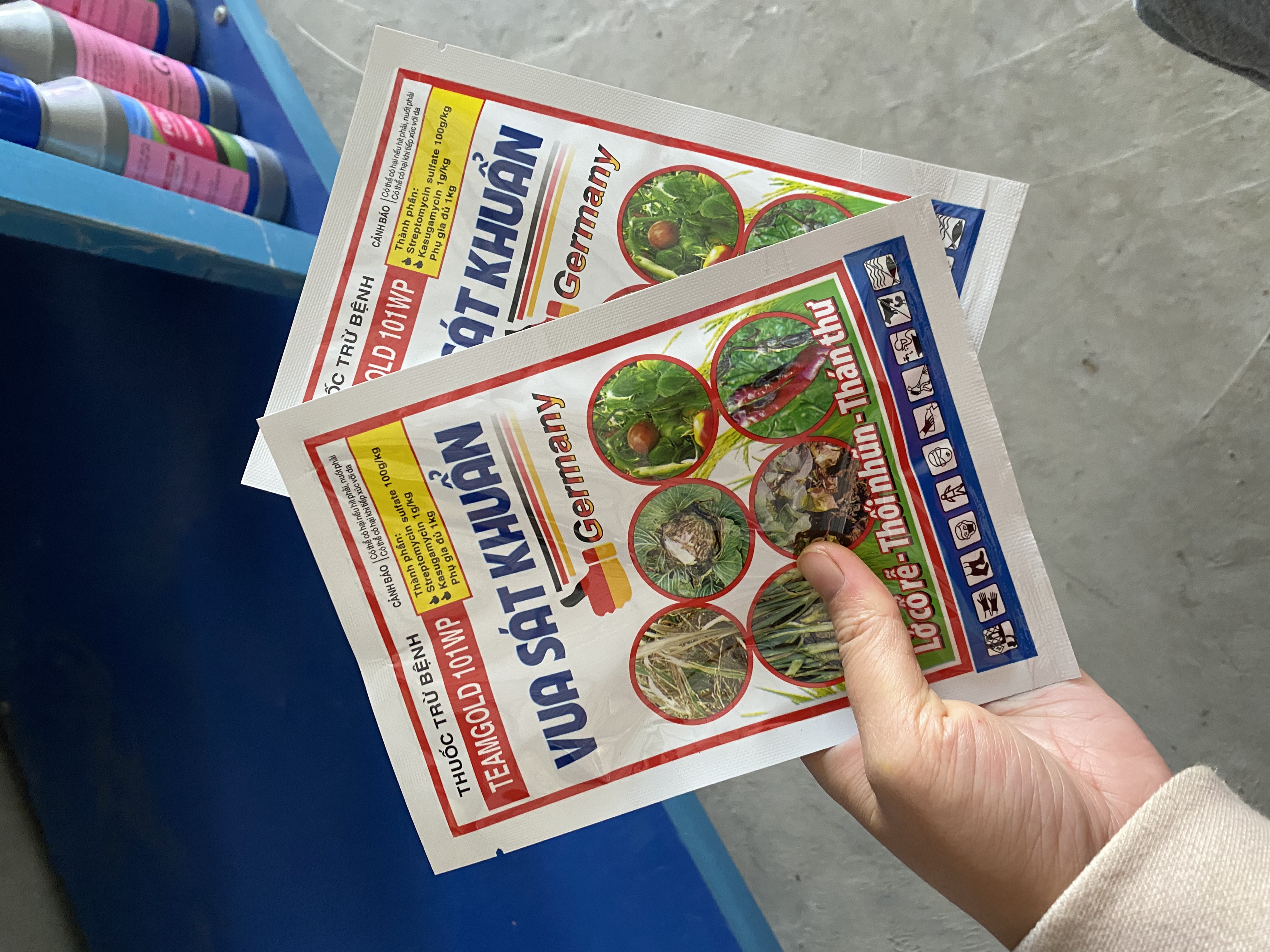 Vua Sát Khuẩn - Trừ lở cổ rễ, thán thư, Thối nhũn, bạc lá , cháy bìa lá