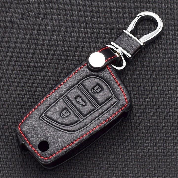 Ốp khóa kim loại Toyota Fortuner, Innova, Altis, Hilux Mẫu Chìa Cơ bảo vệ khóa bằng hợp kim cao cấp