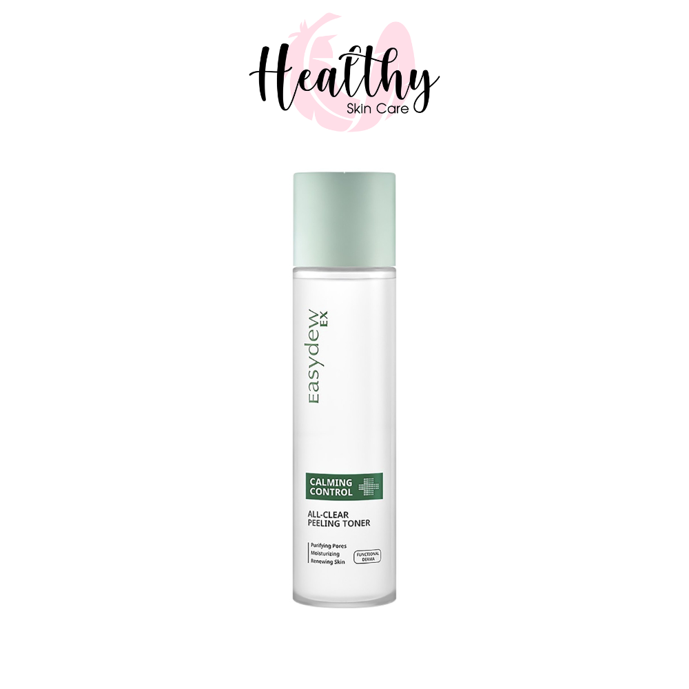 Nước Cân Bằng Kiểm Soát Nhờn Làm Sạch Lỗ Chân Lông Easydew Ex Calming Control All - Clear Peeling Toner 175ml