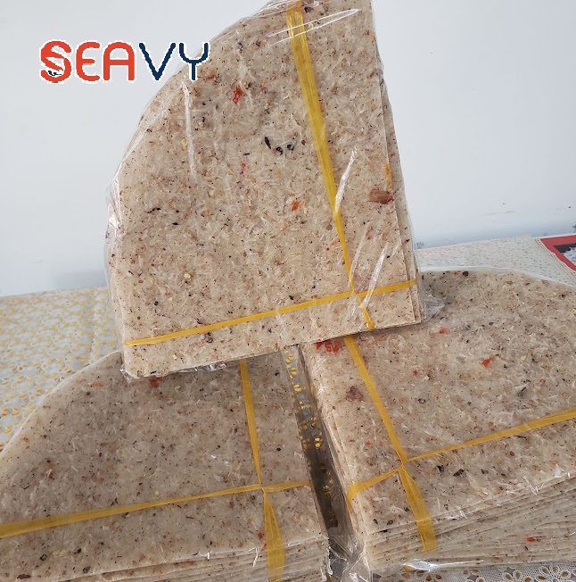 Đặc Sản Nha Trang - Bánh Tráng Dừa Nướng Đậm Đặc Nước Cốt Dừa Seavy Gói 850G Gồm 16 Cái