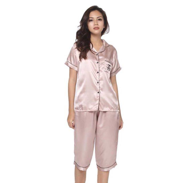 Bộ lụa satin cao cấp | chất mát dày dặn ko nhăn siêu sang|