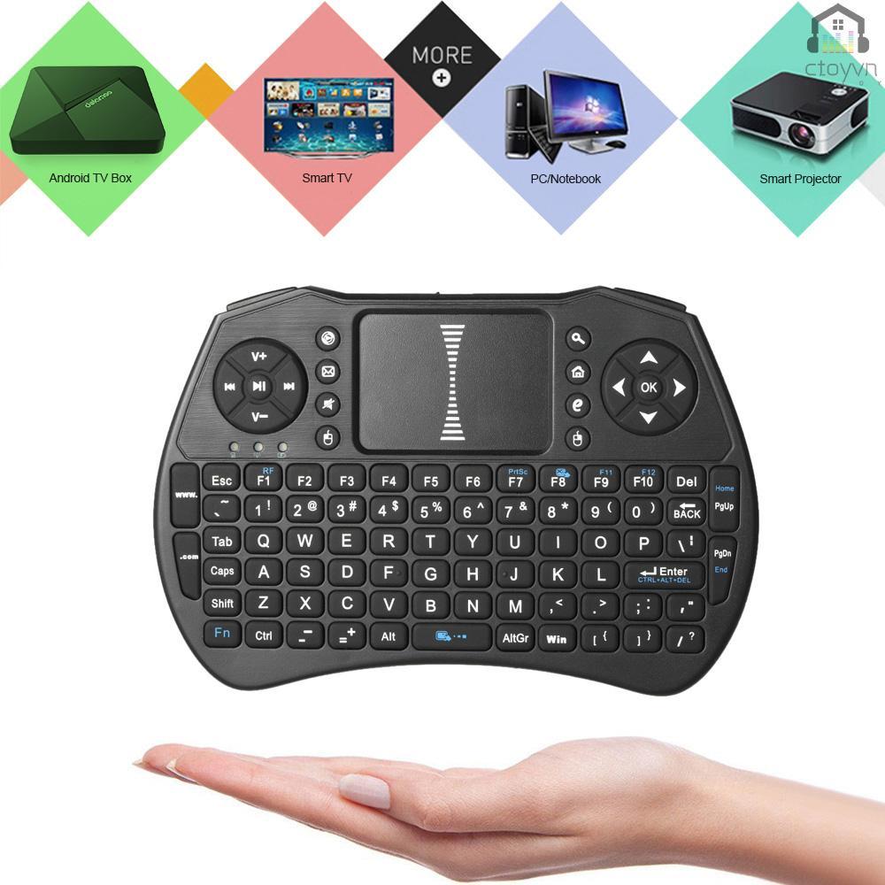 Bàn phím + chuột bay không dây 2.4GHz cho Android TV BOX PC Smart TV