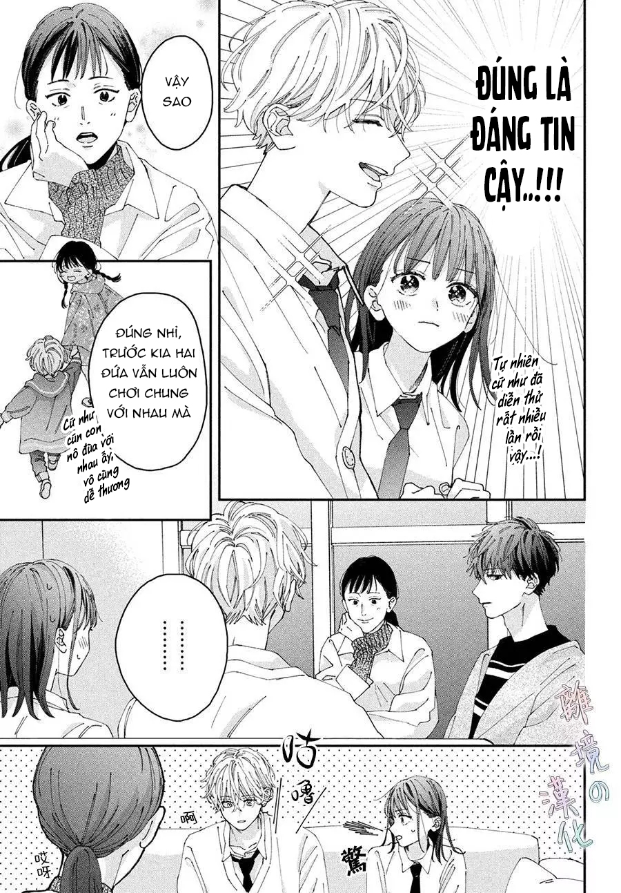 chuyện tình của chúng ta thật khó phân biệt ranh giới chapter 4.1 5