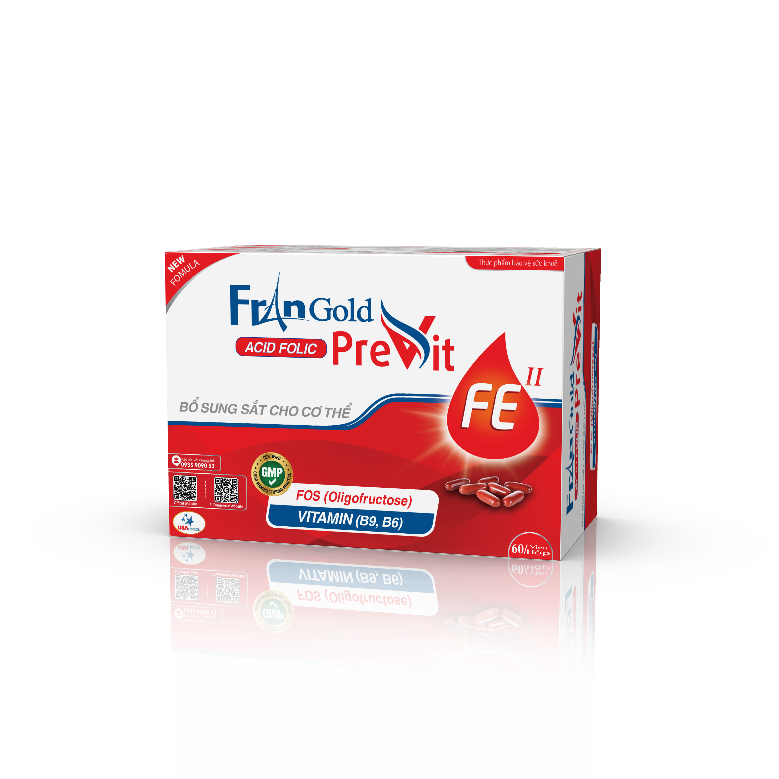 FranGold Previt-F hộp 20 gói. Combo mua 4 tặng 1