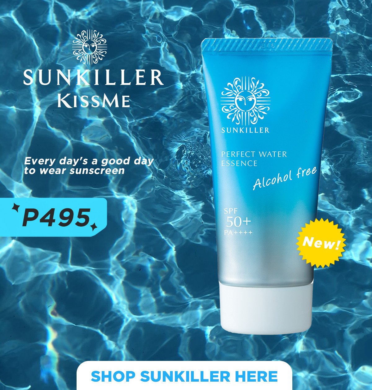 Essence Chống Nắng Bảo Vệ Toàn Diện SunKiller Kissme Perfect Water Essence N