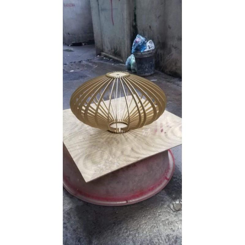 1 Tặng 1 - Mô Hình Đầu thú gỗ ghép trang trí Đèn Gỗ Thả Trần Giá Rẻ - Gỗ Bạch Dương