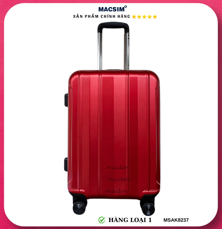 Vali cao cấp Macsim Aksen hàng loại 1 MSAK8237 cỡ 20inch