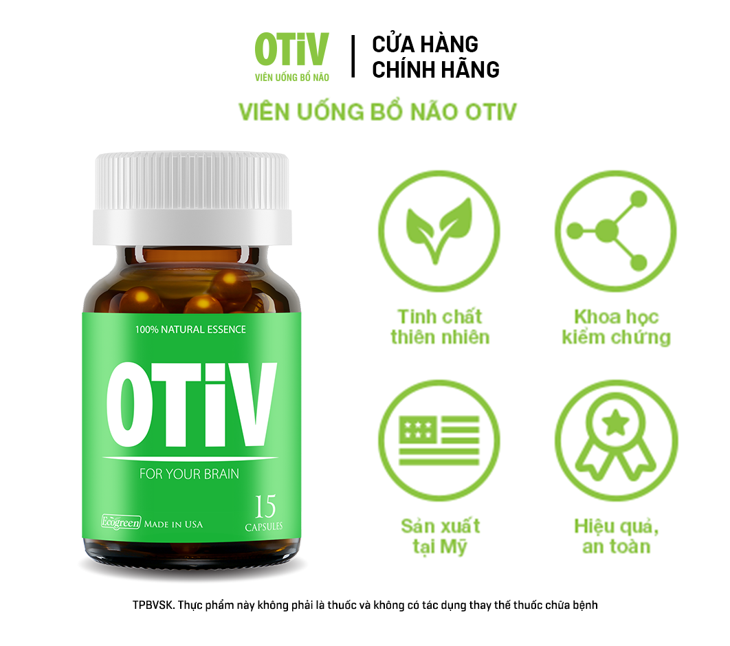 Viên uống OTIV bổ não (15 viên)