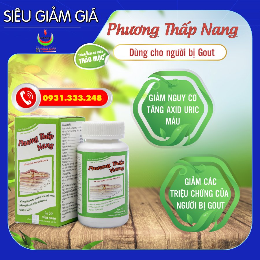 PHƯƠNG THẤP NANG - NĂNG ĐỘNG - HỖ TRỢ  VÀ NGĂN NGỪA GÚT