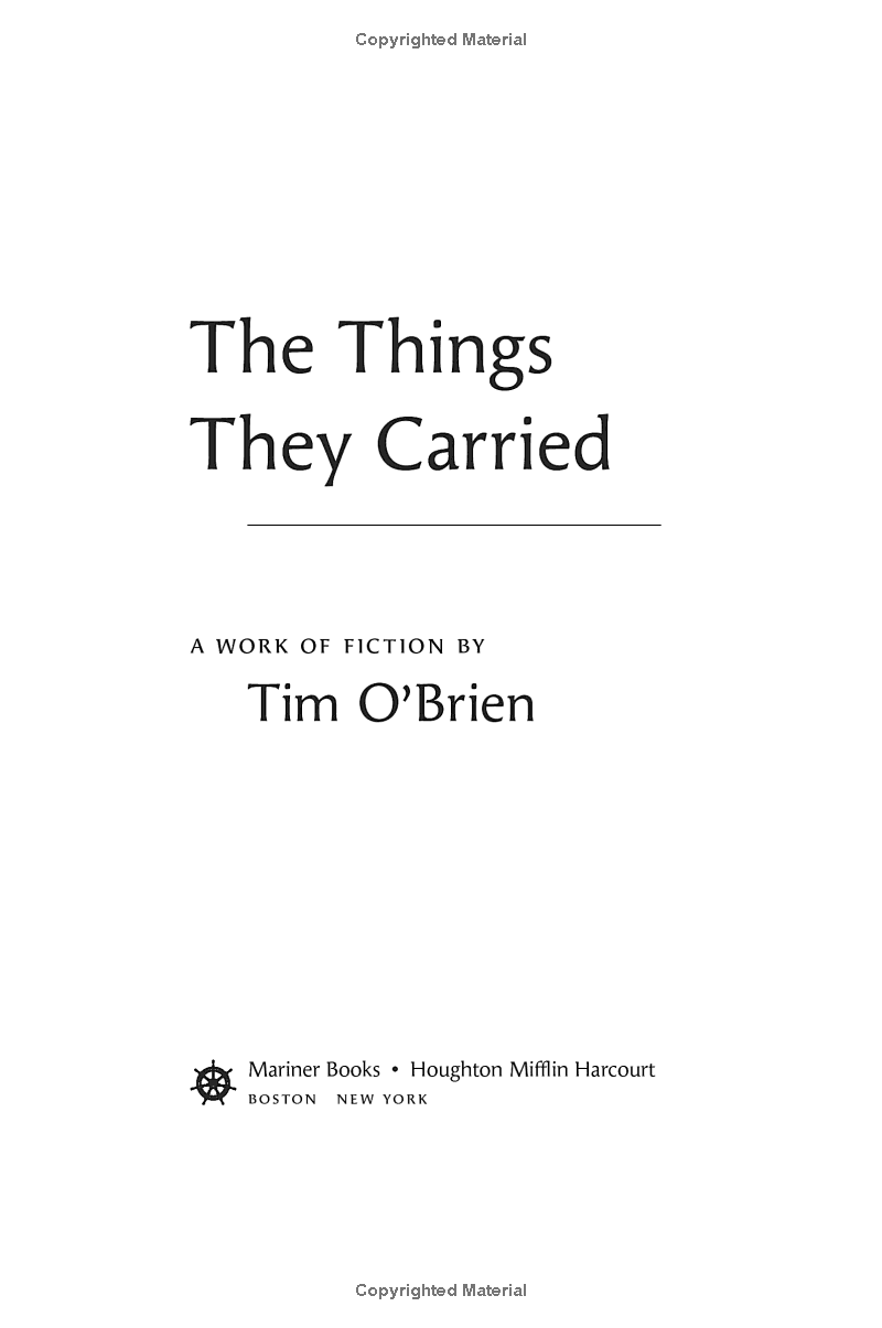 Sách ngoại văn: The Things They Carried