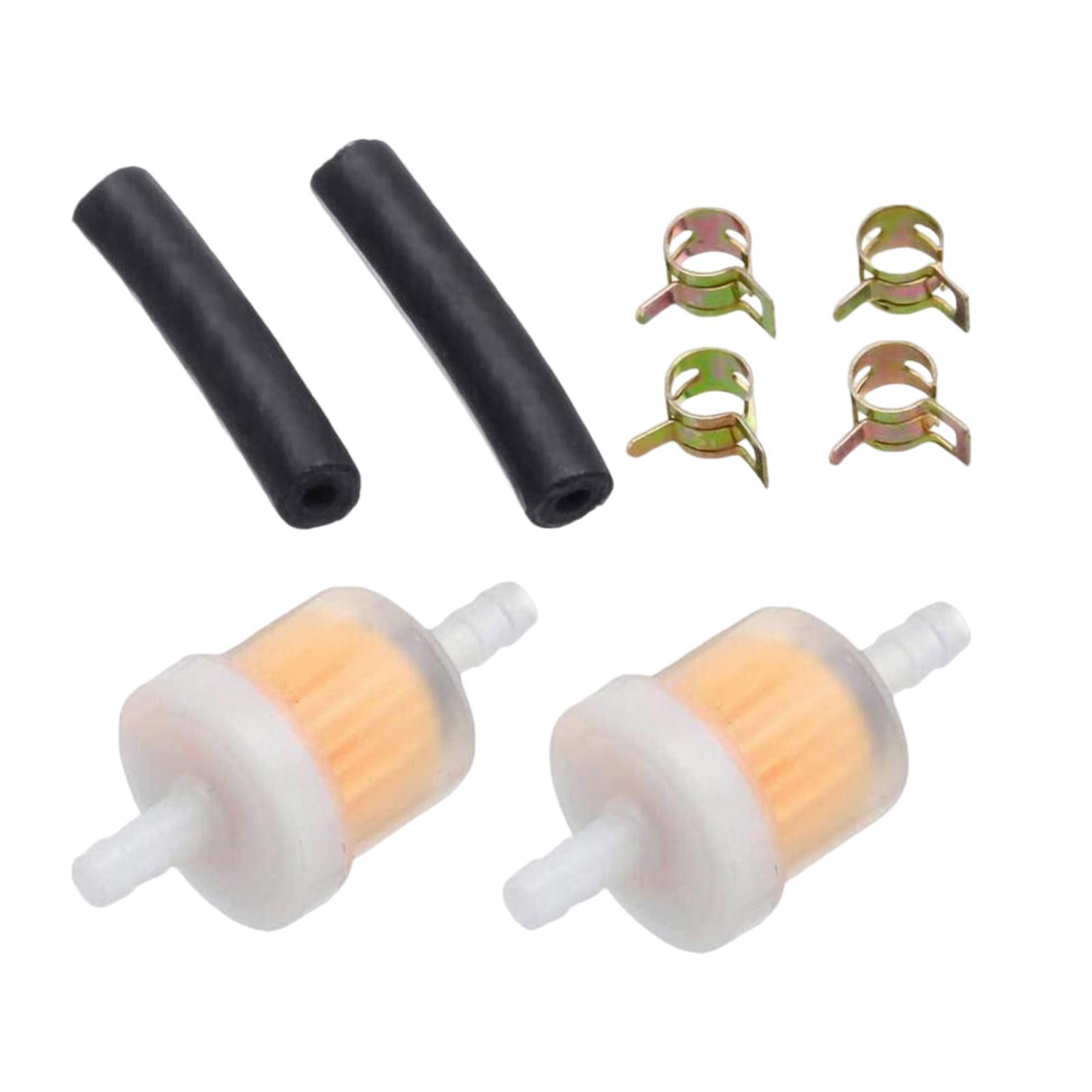 8Pcs Universal Car in Line Filter Kit for  Accessories