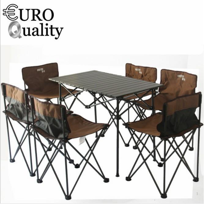 Bộ bàn ghế xếp gọn du lịch, sân vườn Euro Quality