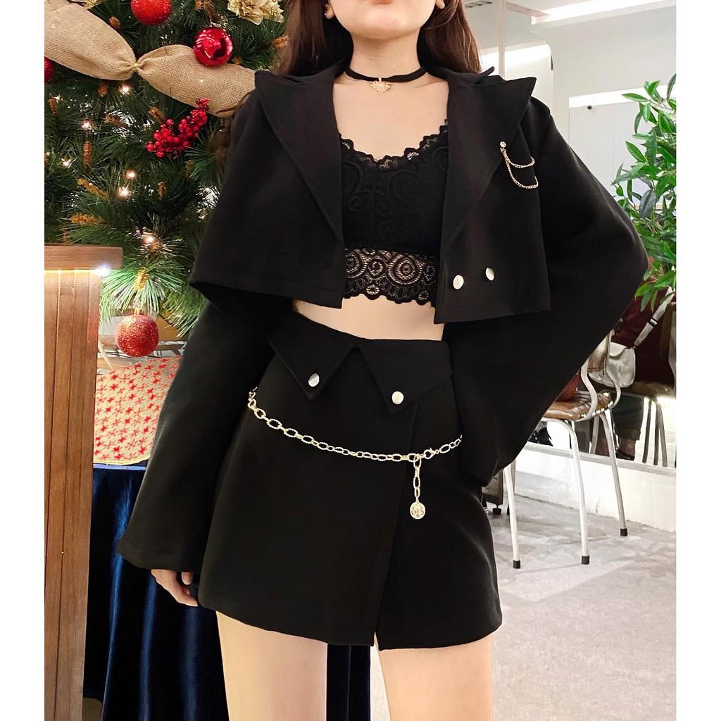 WINGS ROYAL SET (blazer + váy quần + charm cài áo - ko kèm belt váy)