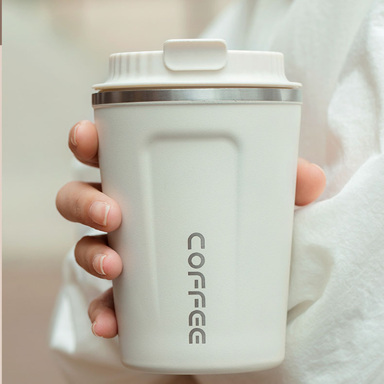 Bình giữ nhiệt COFFEE 510ml, đựng đồ uống đi làm, đi chơi tiện lợi và thoải mái (Màu ngẫu nhiên)