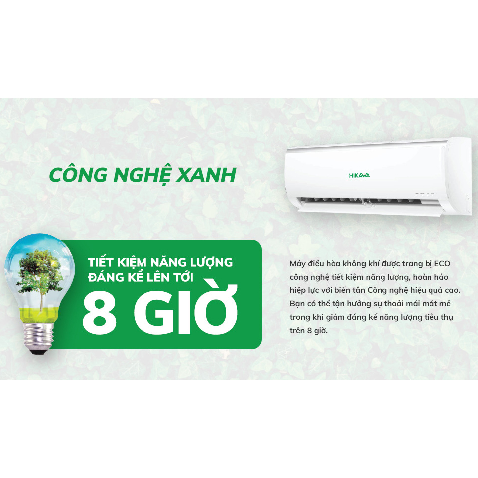 Máy lạnh Hikawa Inverter 2HP HI/K-VC20A - Chỉ giao HCM