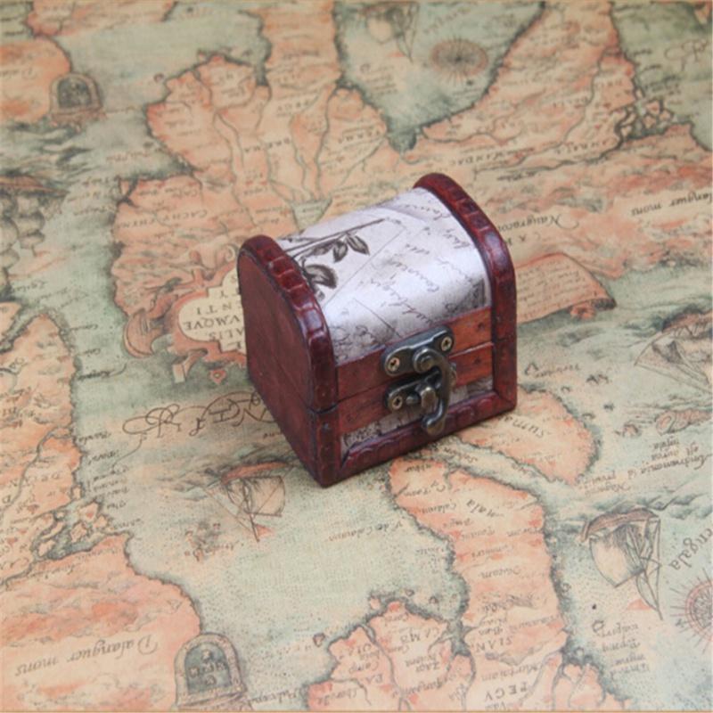 Hộp Gỗ Đựng Con Dấu Phong Cách Retro
