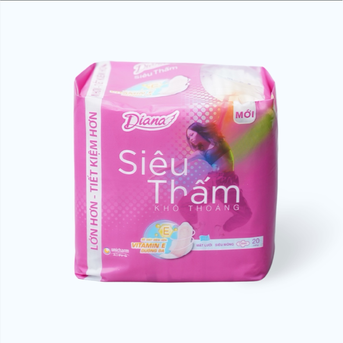 Băng vệ sinh Diana siêu thấm siêu mỏng cánh (Gói 20 miếng)