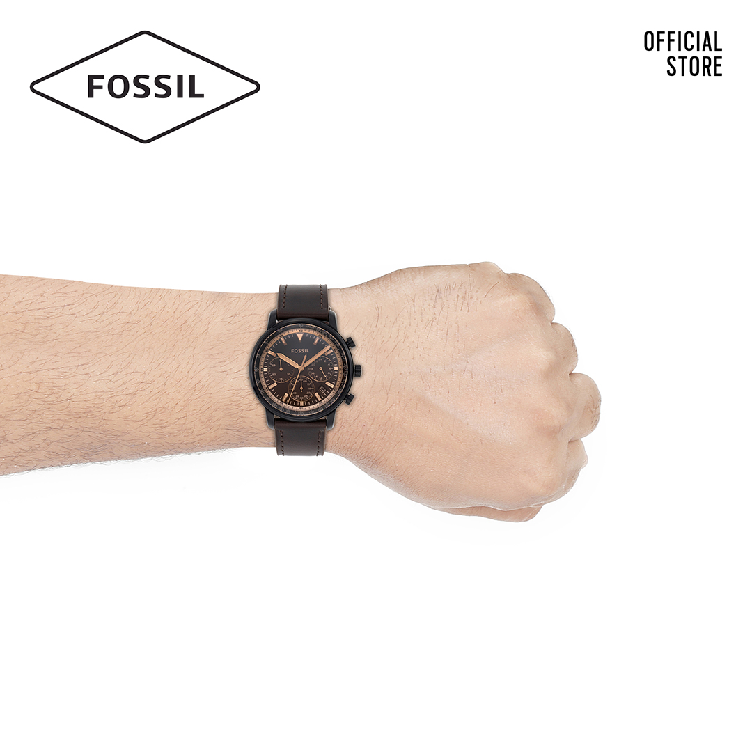 Đồng hồ nam FOSSIL dây da Goodwin FS5529 - màu nâu